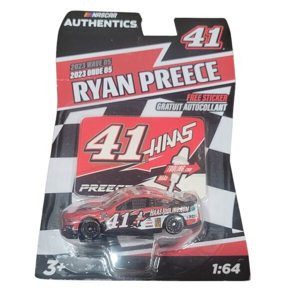 NASCAR Authentics Ryan Preece #41 Haas Tooling 1:64 Diecast Wave 5 2023 - Picture 1 of 4